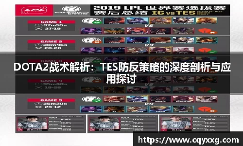 DOTA2战术解析：TES防反策略的深度剖析与应用探讨